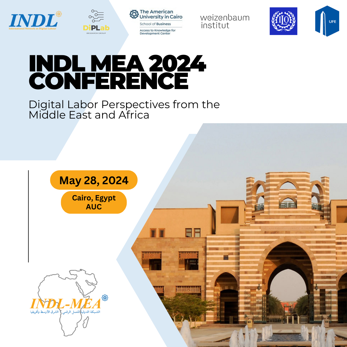 INDLMEA 1st conference in Cairo Program and Registration